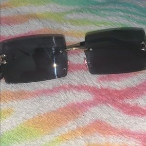 Rimless sunglasses